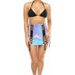 Blue/Purple Holo Lace - Up Skirt - Daisy Corsets