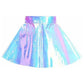 Blue/Purple Holo Skater Skirt - Daisy Corsets