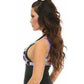 Blue/Purple Holo Strappy Bra Top - Daisy Corsets