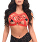 BOXED Red Stretchy Body Harness w/Gold Hardware - Daisy Corsets