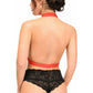 BOXED Red Stretchy Body Harness w/Gold Hardware - Daisy Corsets
