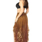 Brown High Low Lace Skirt - Daisy Corsets