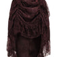Brown Lace Adjustable High Low Bustle Skirt - Daisy Corsets