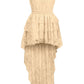 Cream High Low Lace Dress - Daisy Corsets