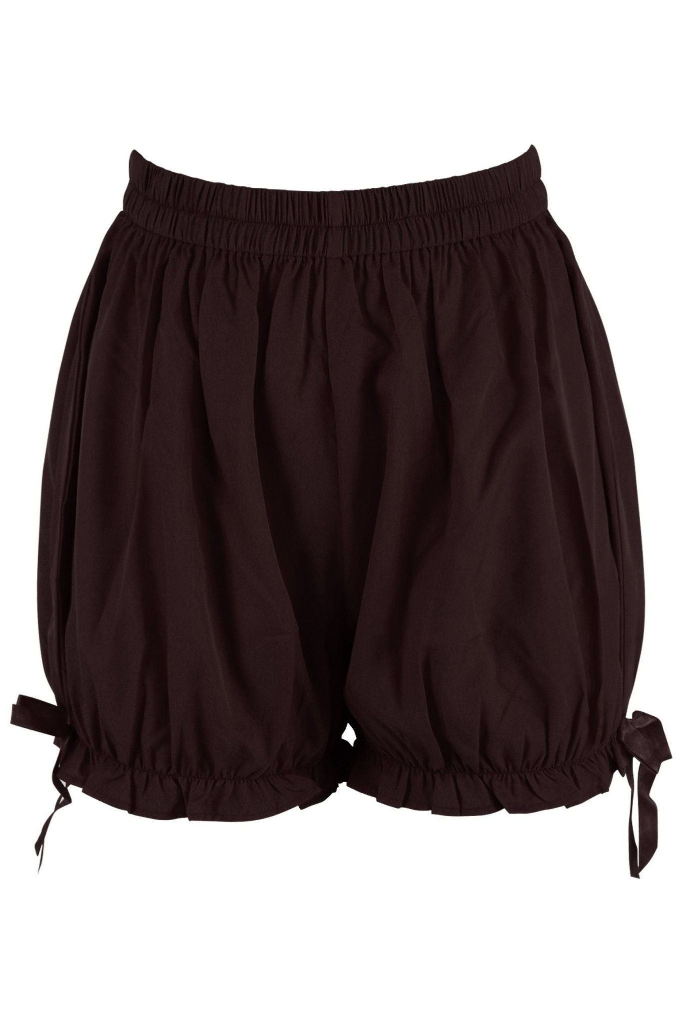 Dark Brown Crepe Bloomers - Daisy Corsets