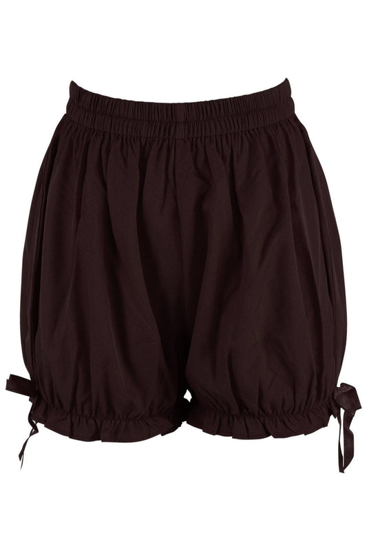 Dark Brown Crepe Bloomers - Daisy Corsets
