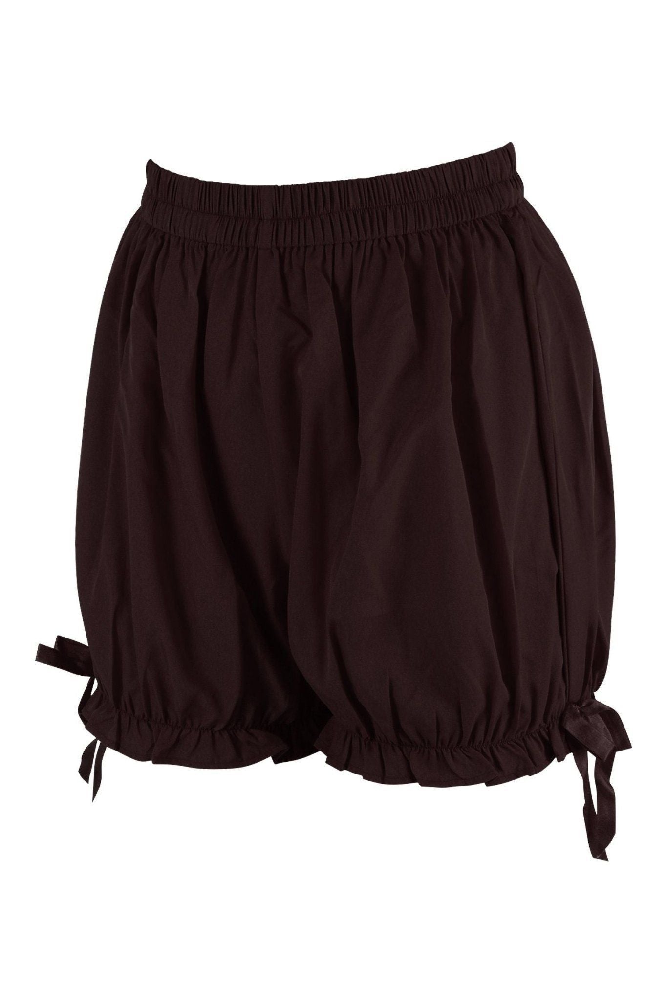 Dark Brown Crepe Bloomers - Daisy Corsets