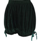 Dark Green Velvet Bloomers - Daisy Corsets