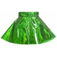 Green Holo Skater Skirt - Daisy Corsets