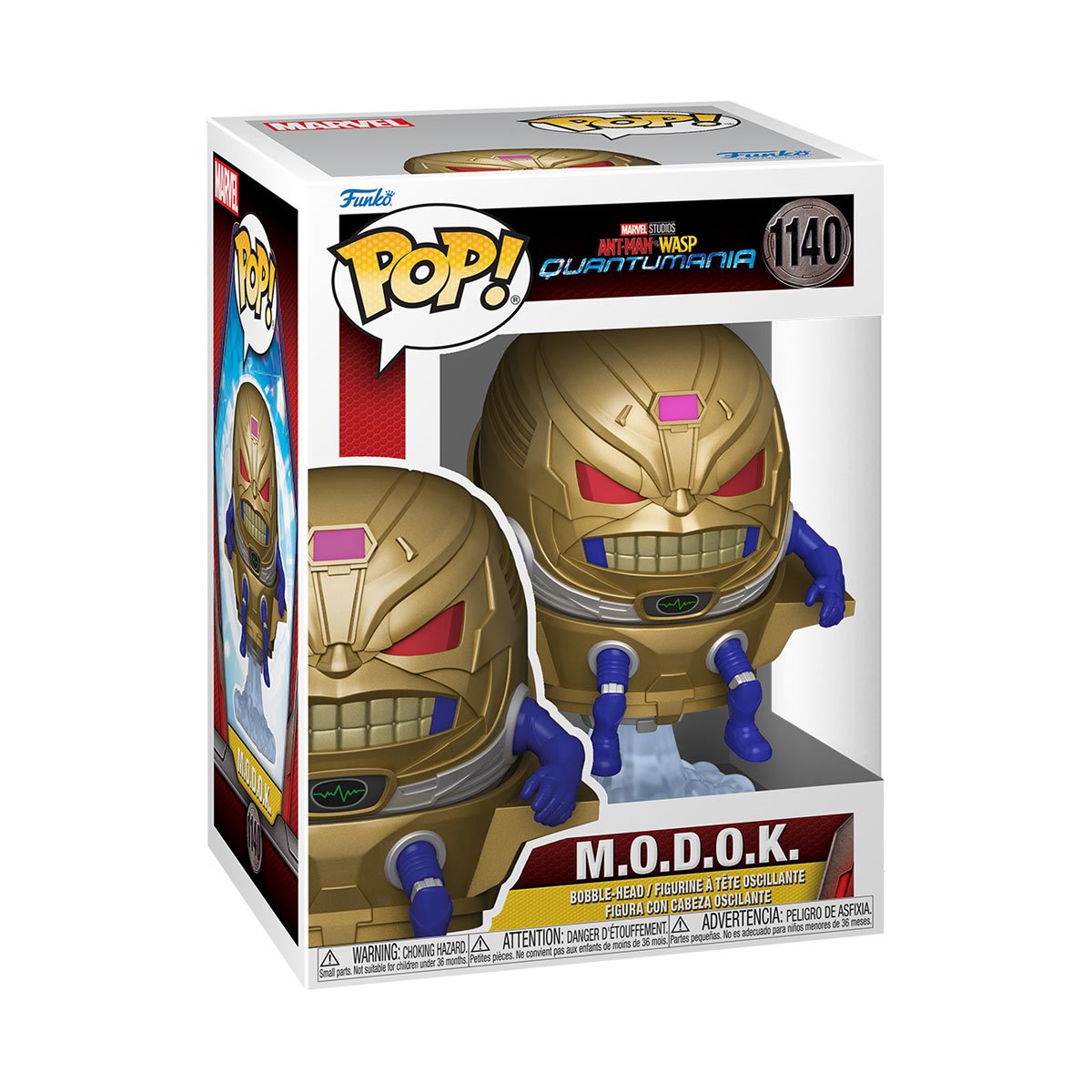 Ant-Man and the Wasp: Quantumania M.O.D.O.K. Funko Pop! Vinyl Figure #1140 Marvel Superheroes Hip Crypt Entertainment Earth Movies