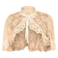 Ivory Lace Cape - Daisy Corsets