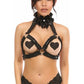 Kitten Collection Pinstripe Triangle Top Body Harness - Daisy Corsets