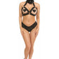 Kitten Collection Pinstripe Triangle Top Body Harness - Daisy Corsets