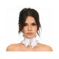 Kitten Collection White/White Lace Choker - Daisy Corsets