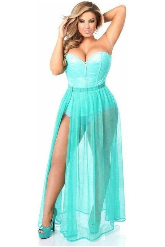 Lavish 2 PC Ice Princess Corset Costume - Daisy Corsets