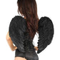 Lavish 3 PC Corseted Dark Angel Costume - Daisy Corsets