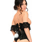 Lavish 3 PC Daring Lace Bunny Corset Costume - Daisy Corsets