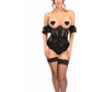 Lavish 3 PC Daring Lace Bunny Corset Costume - Daisy Corsets
