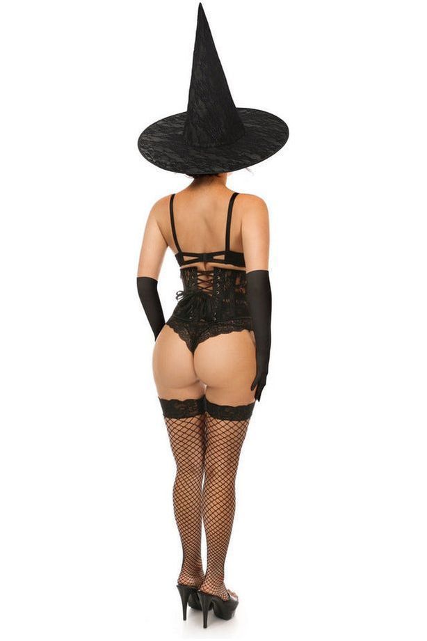 Lavish 3 PC Daring Witch Corset Costume - Daisy Corsets