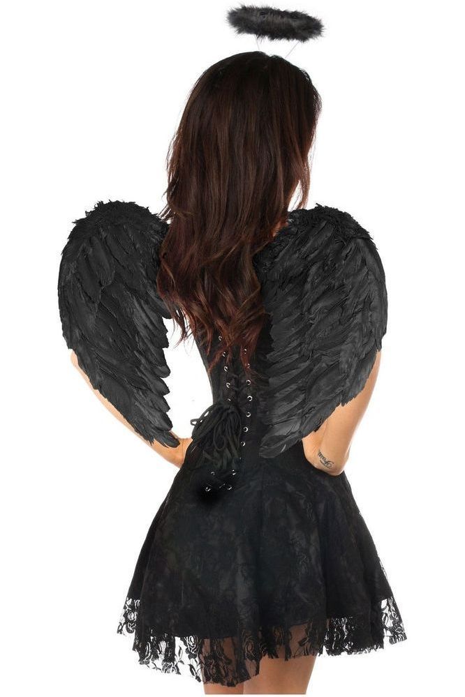 Lavish 3 PC Dark Angel Corset Dress Costume - Daisy Corsets