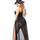 Lavish 3 PC Evil Witch Corset Costume - Daisy Corsets