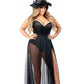 Lavish 3 PC Evil Witch Corset Costume - Daisy Corsets
