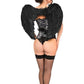 Lavish 3 PC Gothic Dark Angel Corset Costume - Daisy Corsets