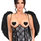 Lavish 3 PC Gothic Dark Angel Corset Costume - Daisy Corsets