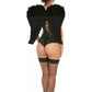 Lavish 3 PC Sexy Daring Dark Angel Corset Costume - Daisy Corsets
