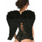 Lavish 3 PC Sexy Daring Dark Angel Corset Costume - Daisy Corsets