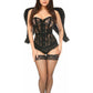 Lavish 3 PC Sexy Dark Angel Corset Costume - Daisy Corsets