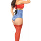 Lavish 3 PC Sexy Superhero Costume - Daisy Corsets