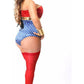 Lavish 3 PC Sexy Superhero Costume - Daisy Corsets