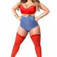 Lavish 3 PC Sexy Superhero Costume - Daisy Corsets