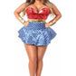 Lavish 3 PC Superhero Corset Dress Costume - Daisy Corsets