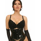 Lavish 4 PC Black PVC Bunny Corset Costume - Daisy Corsets