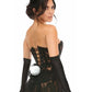 Lavish 4 PC Sexy Black Bunny Costume - Daisy Corsets