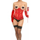 Lavish 4 PC Sexy Red Devil Corset Costume - Daisy Corsets