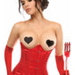 Lavish 4 PC Sexy Red Devil Corset Costume - Daisy Corsets
