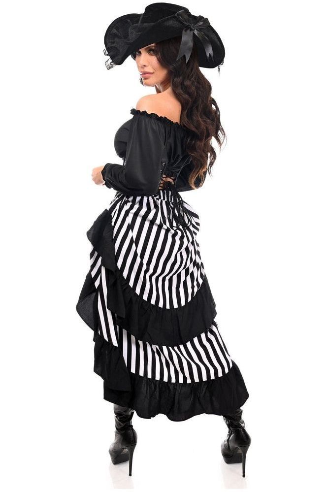 Lavish 4 PC Sexy Swashbuckler Pirate Corset Costume - Daisy Corsets
