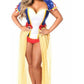 Lavish 4 PC Snow Princess Costume - Daisy Corsets