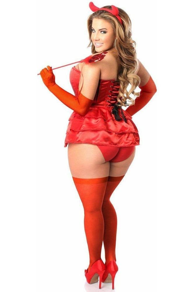 Lavish 5 PC Devilicious Corset Costume - Daisy Corsets