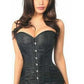 Lavish Black Brocade Corset - Daisy Corsets