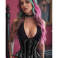 Lavish Black Clear Curvy Underbust Waist Cincher Corset - Daisy Corsets