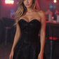 Lavish Black Lace Corset Dress