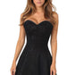 Lavish Black Lace Corset Dress