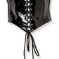Lavish Black Patent PVC Corset Belt Cincher - Daisy Corsets