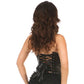 Lavish Black Patent PVC Underwire Bustier - Daisy Corsets