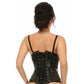 Lavish Black Patent Underbust Corset - Daisy Corsets