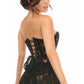 Lavish Black Sheer Lace Corset Dress - Daisy Corsets